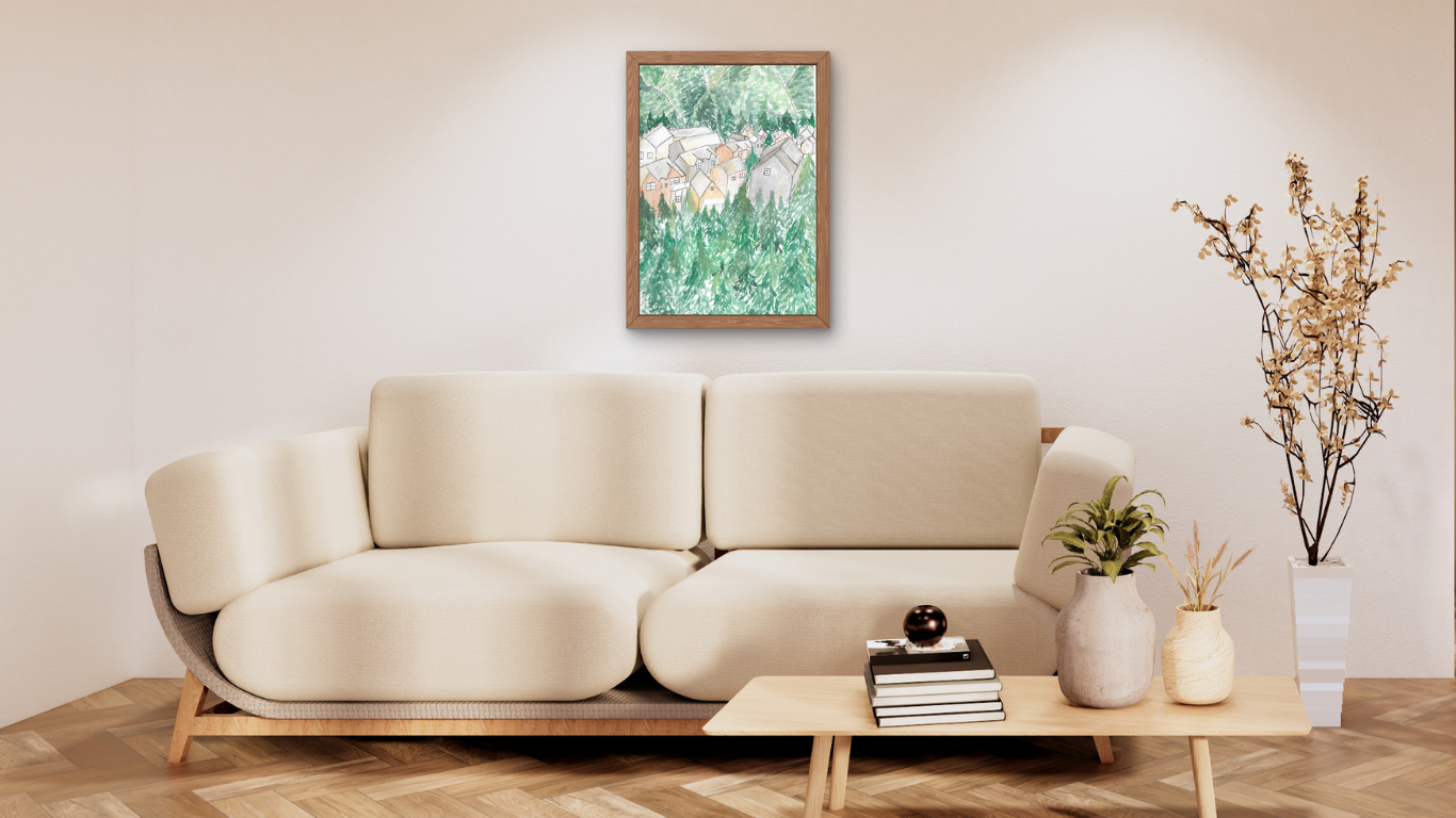 Off Andi's Balcony Print