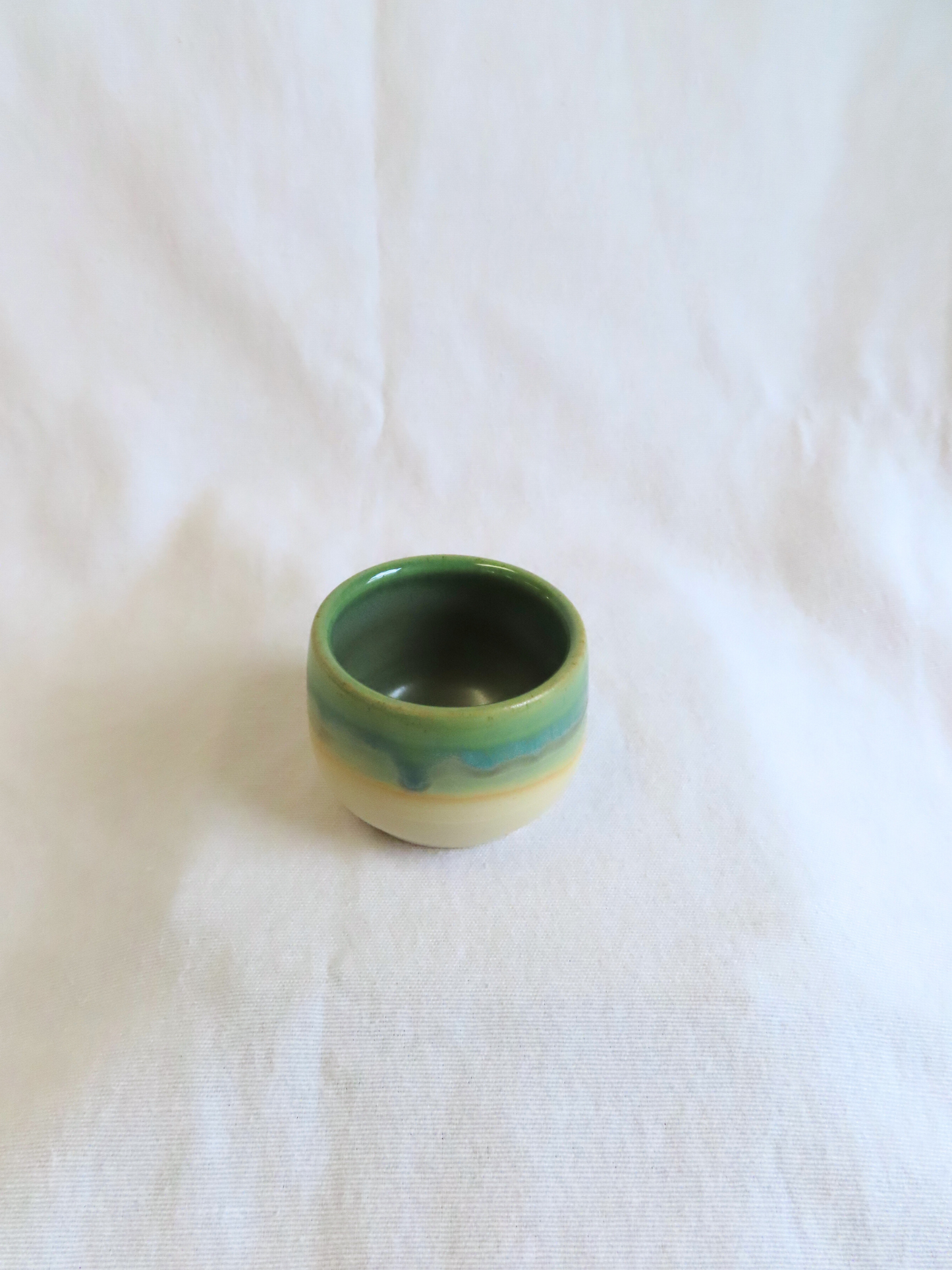 Multi-purpose Tea Bowl in Gun Metal Green #2