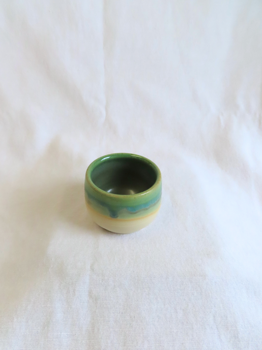 Multi-purpose Tea Bowl in Gun Metal Green #2