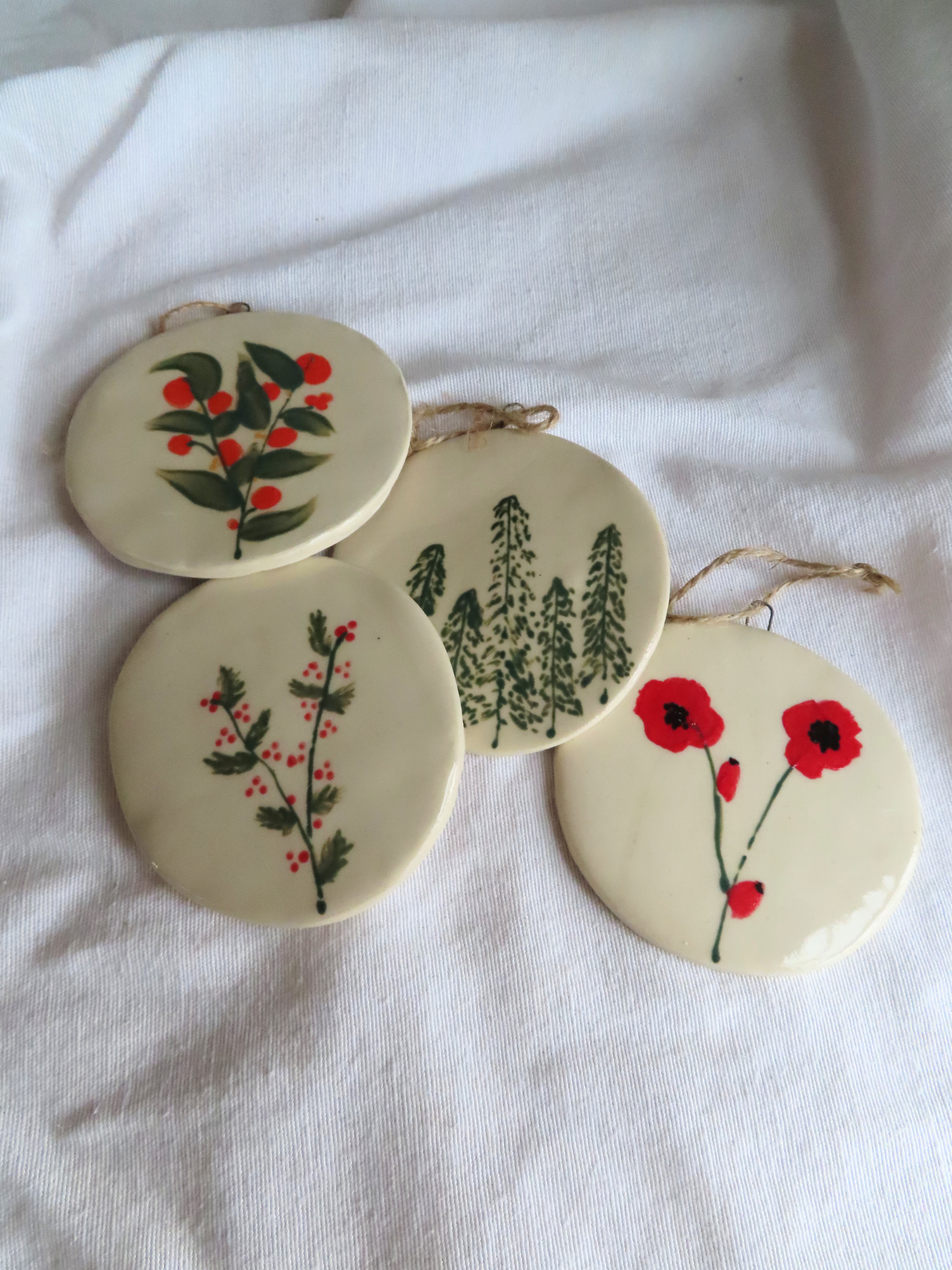 Hand-painted Circle Wall Gem