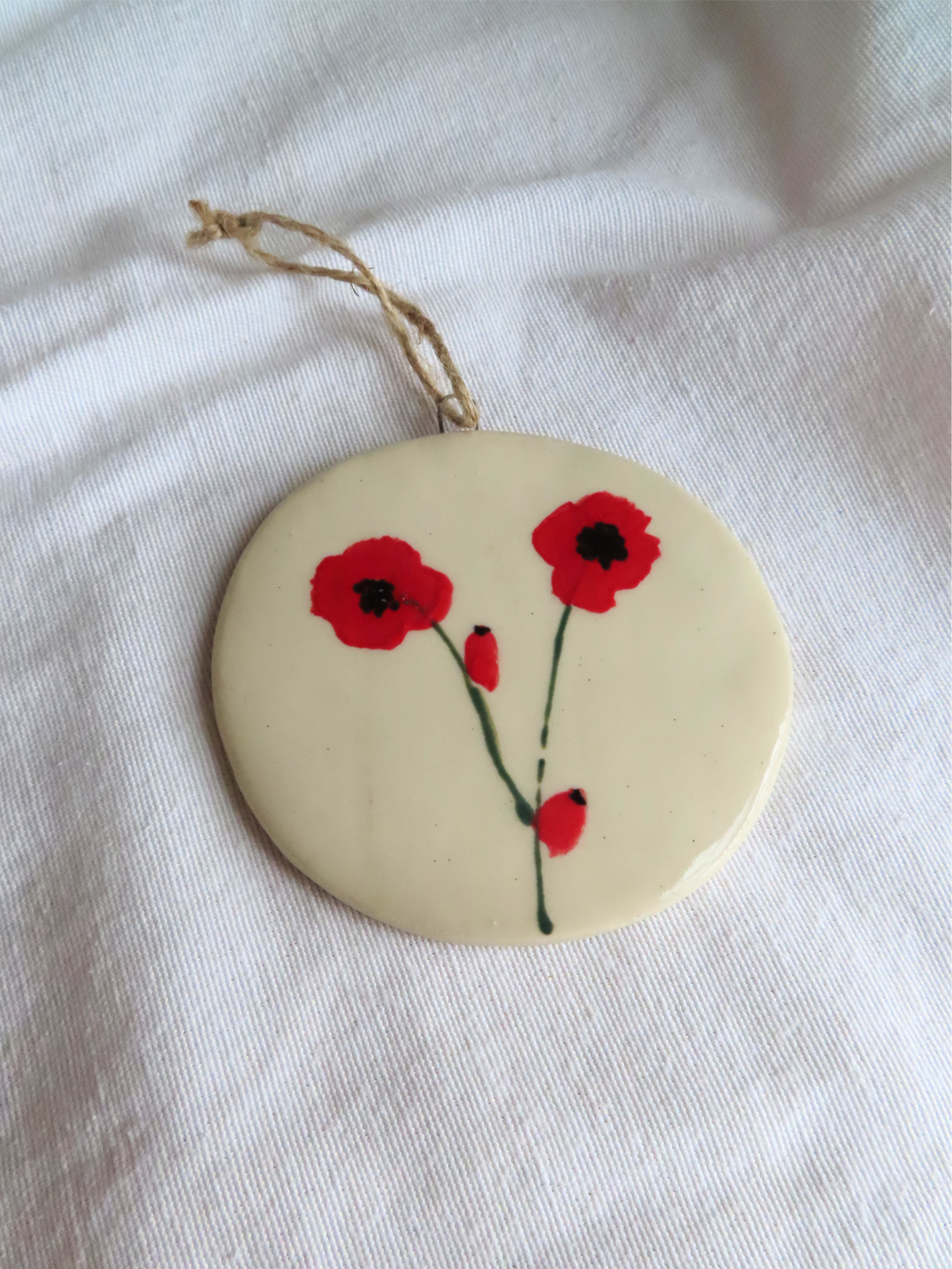 Hand-painted Circle Wall Gem