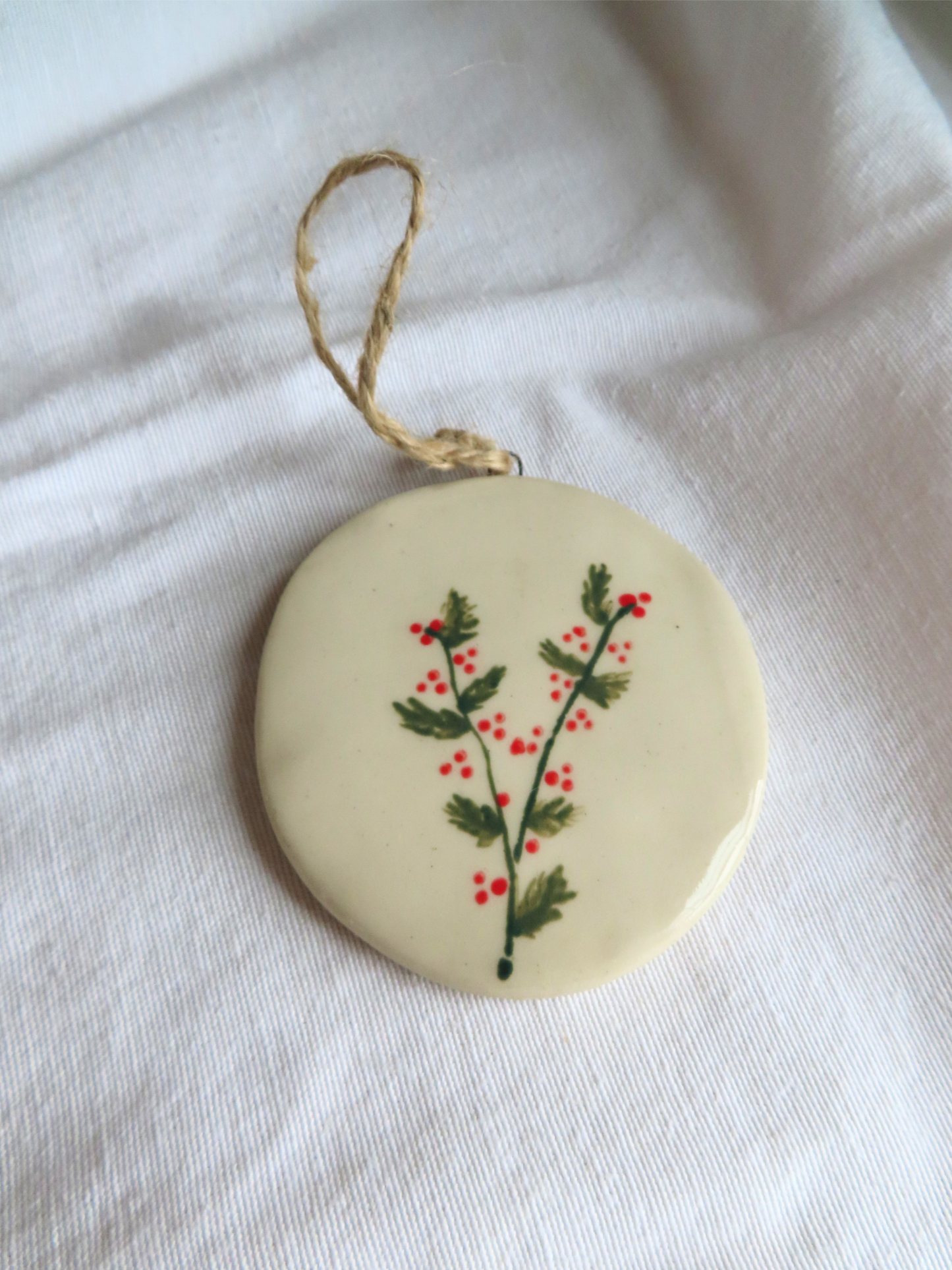 Hand-painted Circle Wall Gem