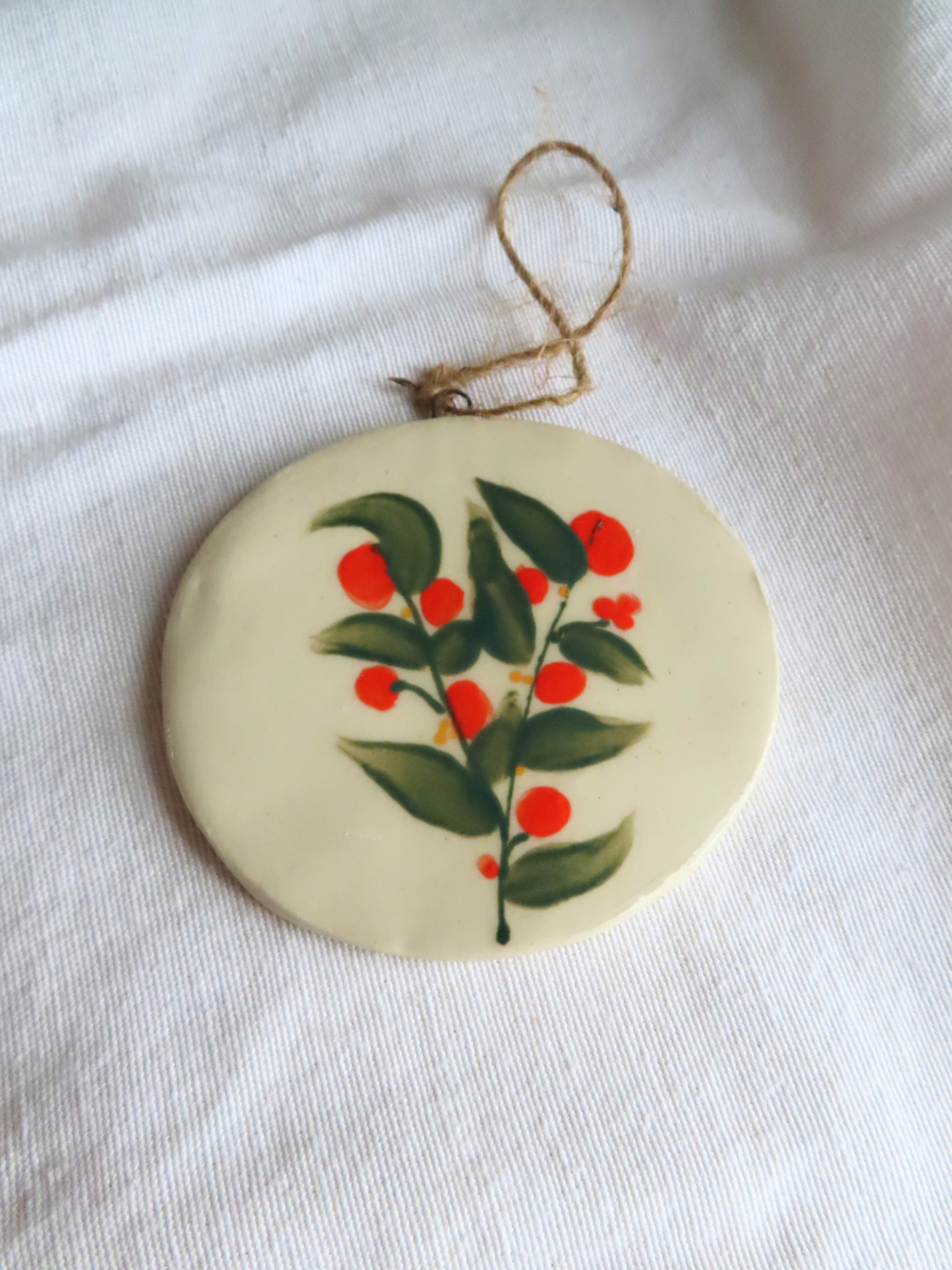 Hand-painted Circle Wall Gem