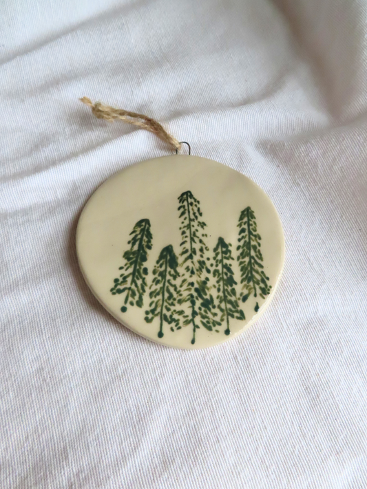 Hand-painted Circle Wall Gem