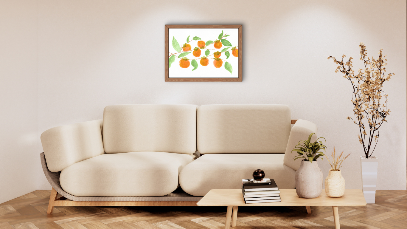 Persimmon print