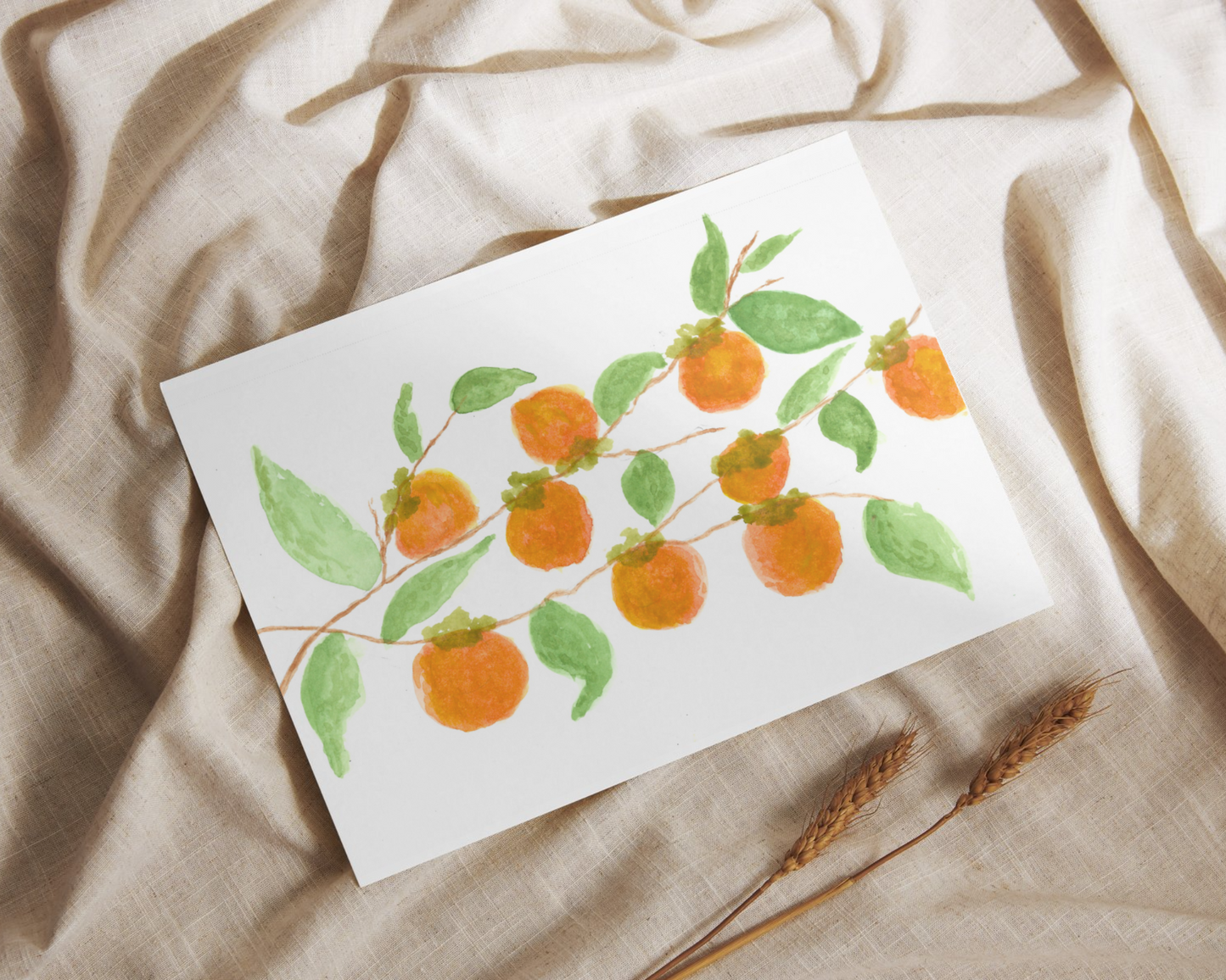 Persimmon print