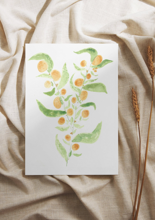 Orange Tree Print